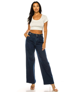 Women's  Denim Wide Jeans