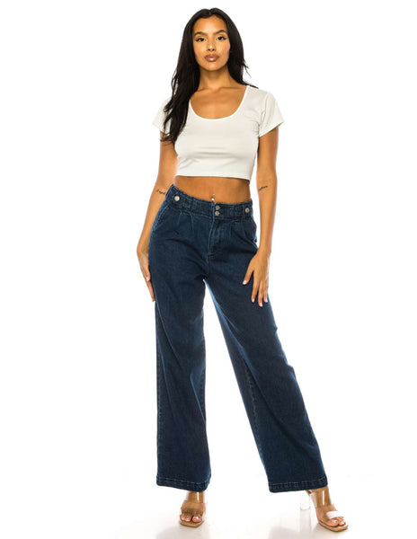 Women's  Denim Wide Jeans