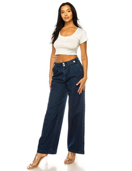 Women's  Denim Wide Jeans
