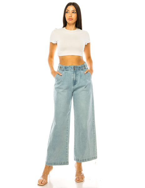 Women's  Denim Wide Jeans