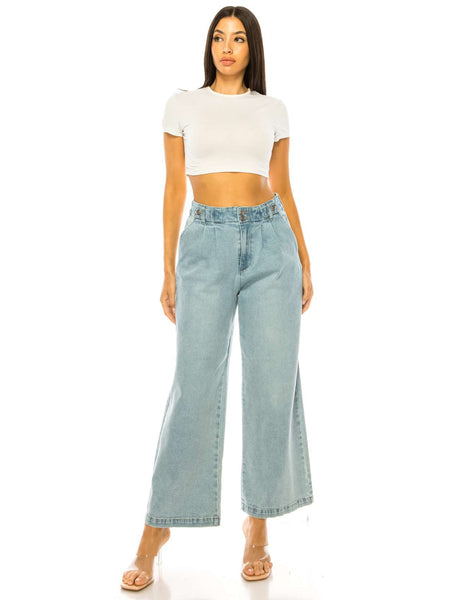 Women's  Denim Wide Jeans