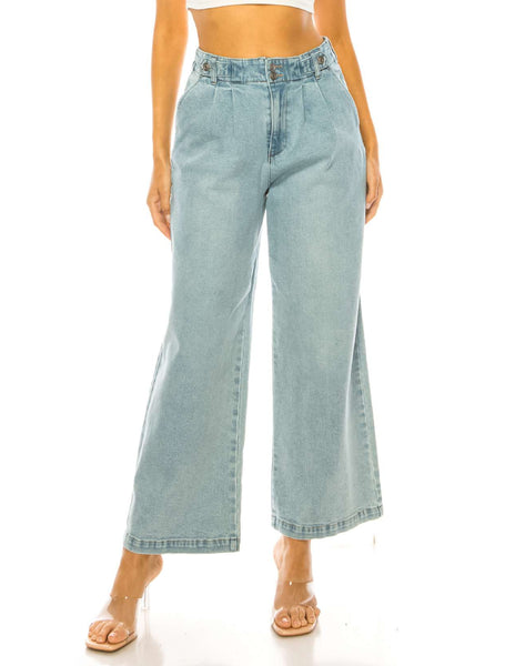 Women's  Denim Wide Jeans