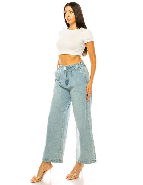 Women's  Denim Wide Jeans