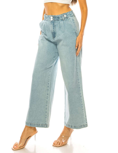 Women's  Denim Wide Jeans