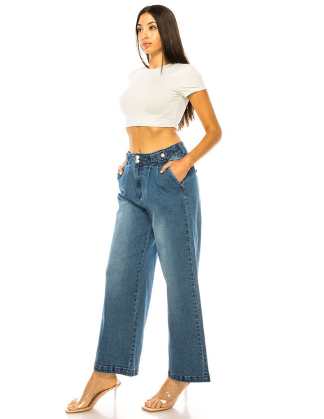 Women's  Denim Wide Jeans