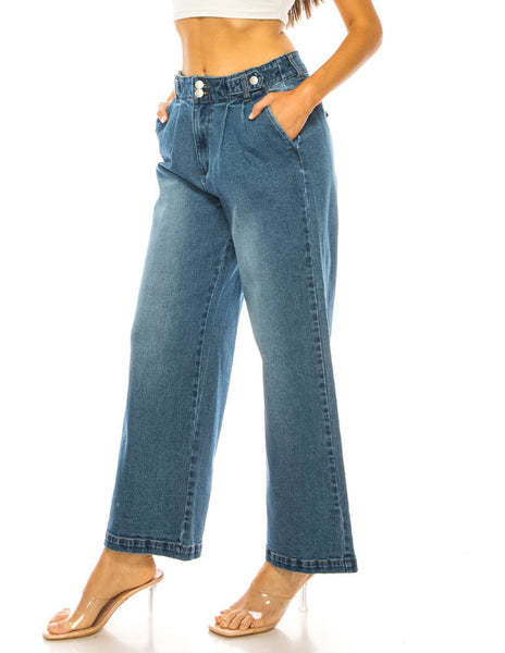 Women's  Denim Wide Jeans