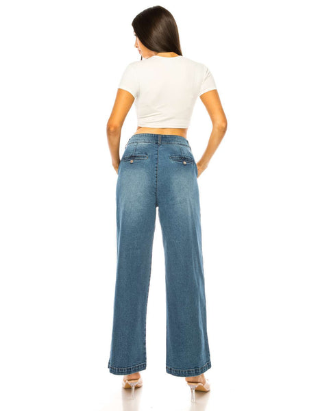 Women's  Denim Wide Jeans