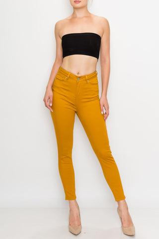 Mustard Yellow Skinny Pants