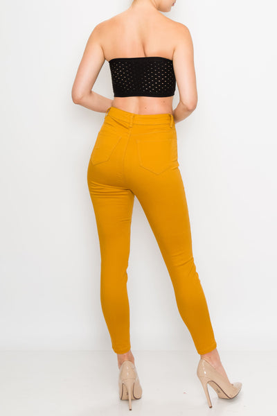 Mustard Yellow Skinny Pants