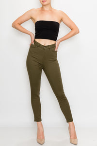 Olive Skinny Pants