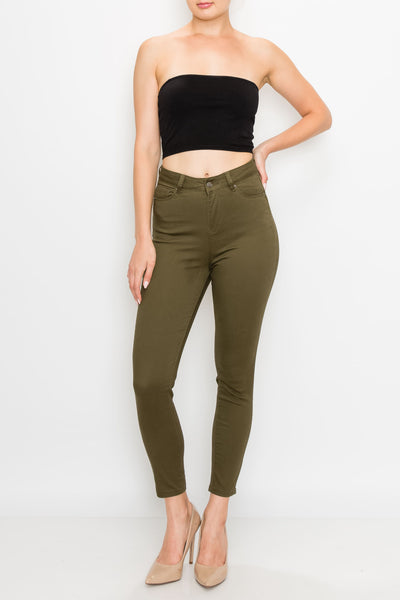 Olive Skinny Pants