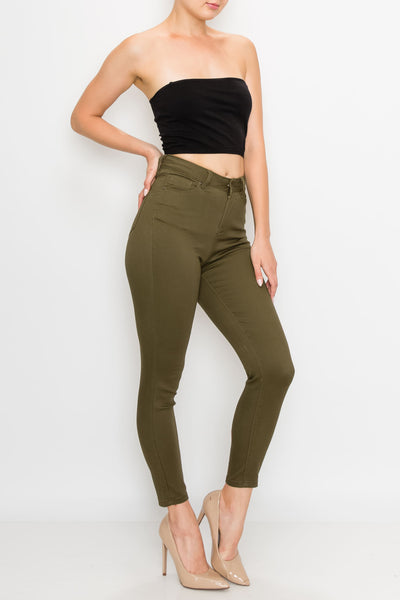 Olive Skinny Pants