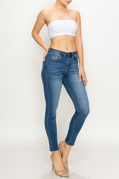Medium Wash Skinny Jeans