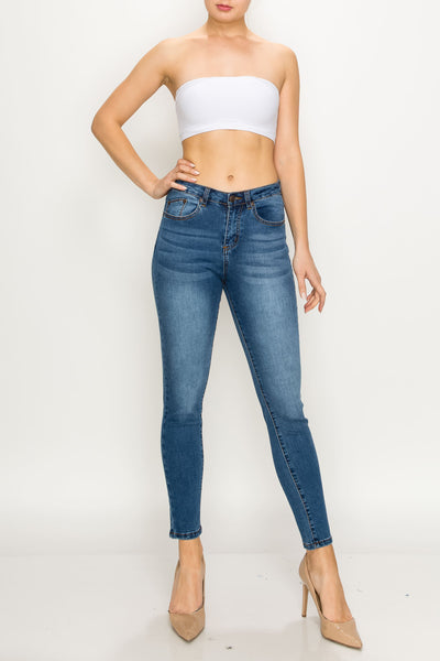 Medium Wash Skinny Jeans