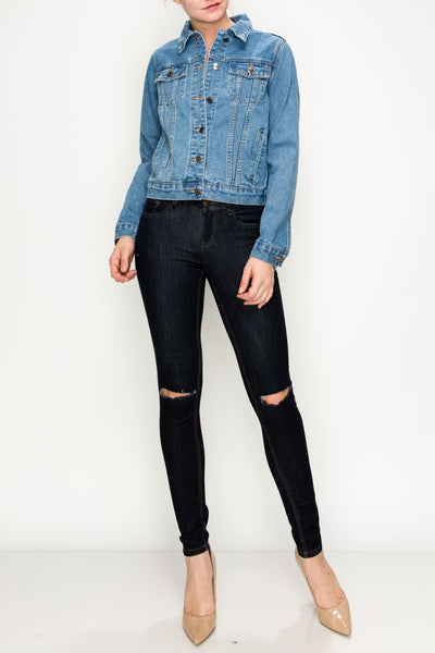 Light Wash Classic Denim Jacket
