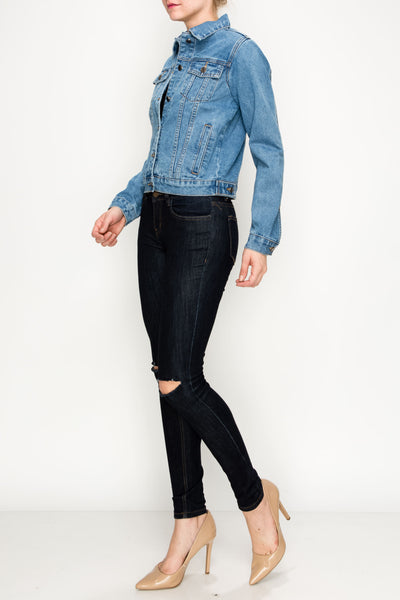 Light Wash Classic Denim Jacket