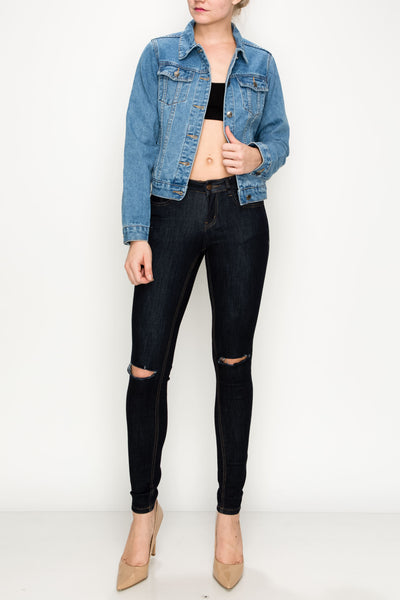 Light Wash Classic Denim Jacket