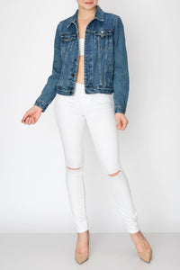 Medium Wash Classic Denim Jacket