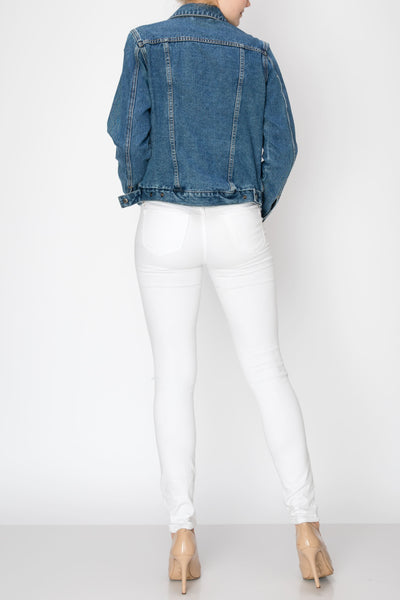 Medium Wash Classic Denim Jacket