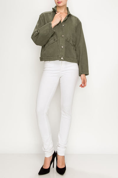 Olive Oversized Jacket