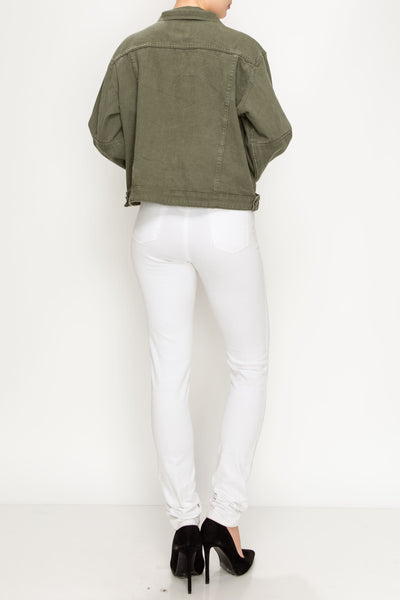 Olive Oversized Jacket