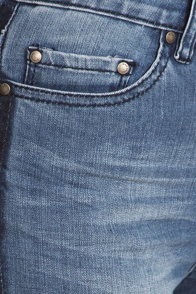 Medium Wash Side Stripe Jeans