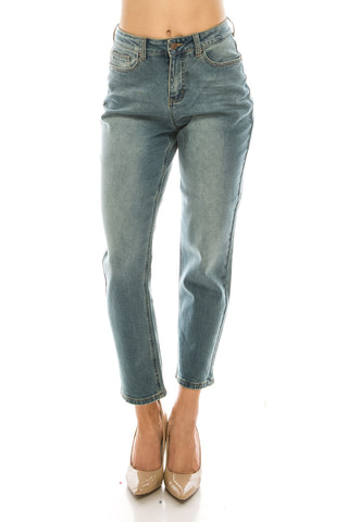 Vintage Straight Leg Boyfriend Jeans