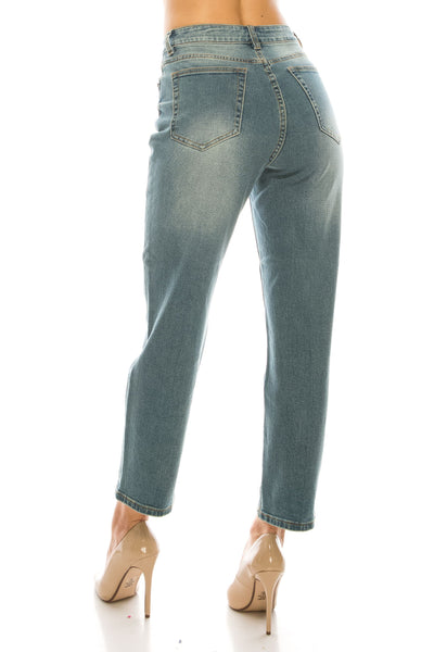 Vintage Straight Leg Boyfriend Jeans