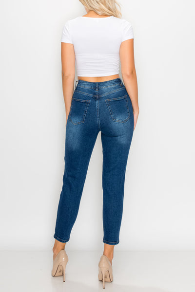 Dark Wash MOM Jeans