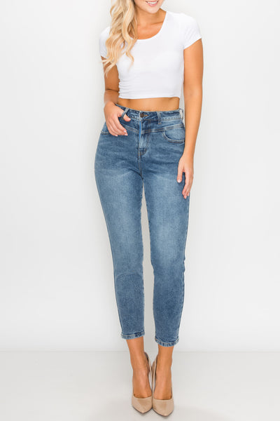 Medium Wash MOM Jeans